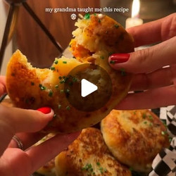 Cabbage-stuffed Potato Pockets