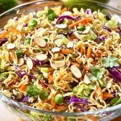 Crunchy Asian Ramen Noodle Salad