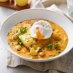 Butter Bean Curry With Smoked Haddock