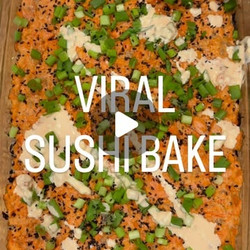 Viral Salmon Sushi Bake