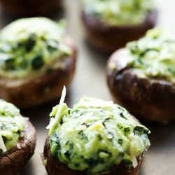 Spinach Stuffed Mushrooms - Chef In Training