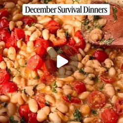 15-minute Garlic Parmesan White Beans