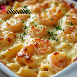 Shrimp Scampi Pasta Bake