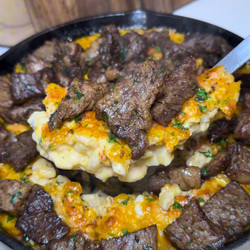 Chipotle Butter Steak Bite Mac &amp; Cheese