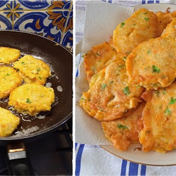 Pataniscas De Bacalhau Com Salsa- Receita Da Avó Joaquina