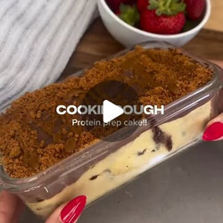 Cookie Dough Protein Prep Cake