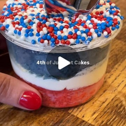 4th Of July Lil Dot Cakes