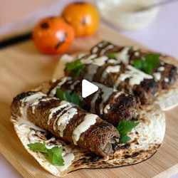 Stuffed Onion And Mushroom Kebabs On The Plancha