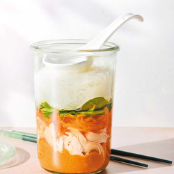 Thai Curry Mason Jar Noodles