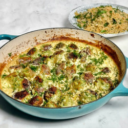 Fish Keftedes With Herby Rice And Vermicelli
