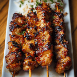 Grilled Thai Coconut Chicken Skewers