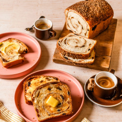 Cinnamon Raisin Swirl Bread