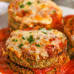 Air Fryer Eggplant Parmesan