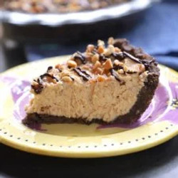 Keto Peanut Butter &amp; Chocolate Pie