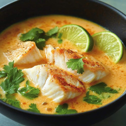 Coconut Lime Fish Soup