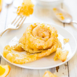 The Best Glazed Orange Rolls