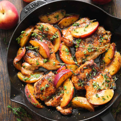 Chicken With Peaches - 30-minute One-pan Meal