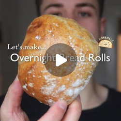 Easy Overnight Bread Rolls