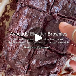 Easy Avocado Blender Brownies