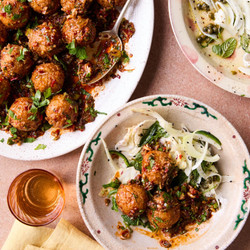 Kbeibat Bulgur With Spring Onion And Pomegranate