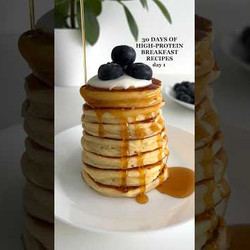 Easy High-protein Fluffy Pancakes