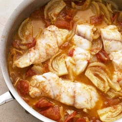 Braised Fish With Fennel And Tomato