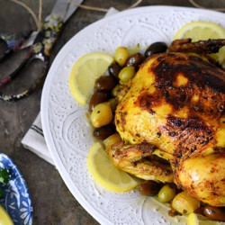 Poulet Aux Olives Et Citron Confit À La Marocaine