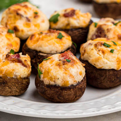 Air Fryer Stuffed Mushrooms