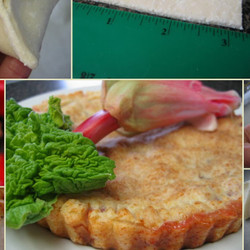 Dry Cottage Cheese Perishky With Rhubarb