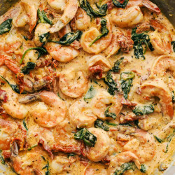 Creamy Tuscan Garlic Shrimp