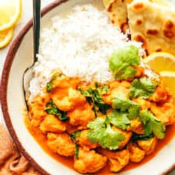 Butter Chicken And Cauliflower