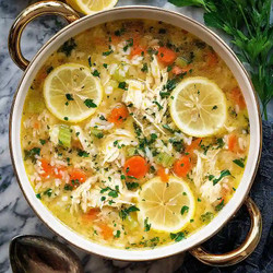 Simple Chicken And Rice Soup