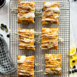 Homemade Blueberry Toaster Strudel