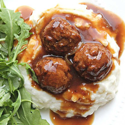 Sam Adams' Octoberfest Meatballs and Gravy