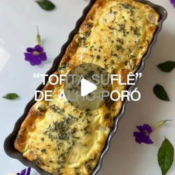 Torta Suflê De Alho-poró
