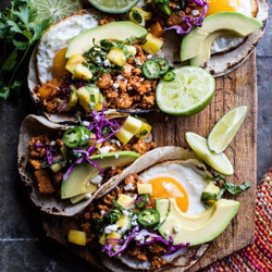 Breakfast Tacos Al Pastor