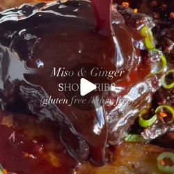 Miso &amp; Ginger Short Ribs (gf/ Df)
