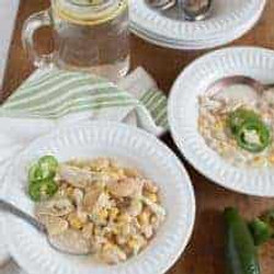 Creamy Slow Cooker White Chicken Chili