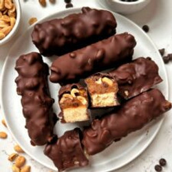 Copycat Vegan "snickers" Candy Bars (grain-free)