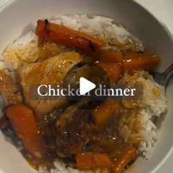 Low Effort Oven-baked Chicken Thighs With Vegetables
