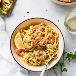 Shrimp Scampi For Two