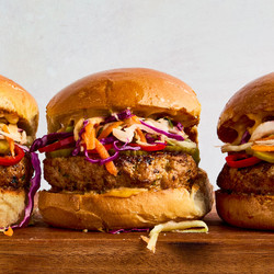 Thai Sweet Chili Turkey Burger