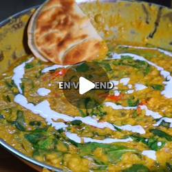 Hartige Linzencurry Met Tomaat &amp; Spinazie