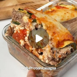 High Protein Zucchini Lasagna