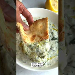 5-ingredient Easy Vegan Tzatziki Sauce Or Dip