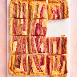 Rhubarb Custard Tart