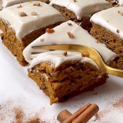 Pumpkin Carrot Sheet Cake