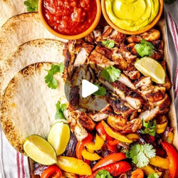 Sheet Pan Chicken Fajitas