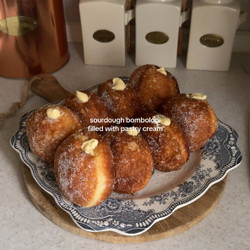 Sourdough Bomboloni w/ Vanilla Cream