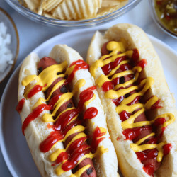 Sourdough Discard Hot Dog Buns